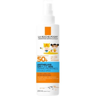 Spray invizibil SPF 50+ pentru copii Anthelios UVMUNE 400 Dermo-Pediatrics, 200 ml, La Roche-Posay