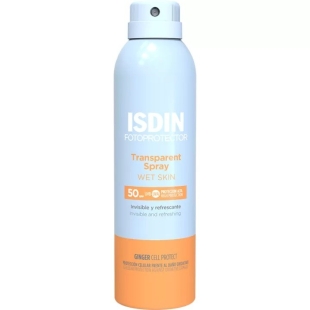 Spray transparent de protectie solara Fotoprotector Wet Skin, SPF 50, 250 ml, Isdin