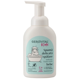 Spuma delicata spalare bebe Kids, 300 ml, Gerovital