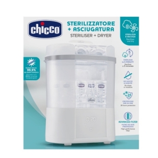 Sterilizator electric digital cu uscator pentru biberoane si accesorii mici +0 luni, Chicco