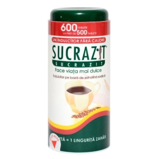 Indulcitor Sucrazit, 600 tablete, Biscol