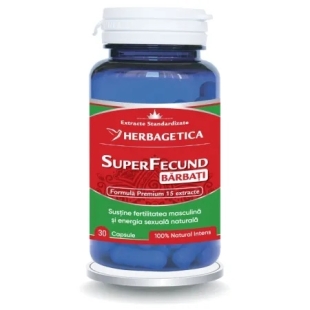 Superfecund barbati, 30 capsule, Herbagetica