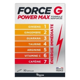 Force G Power Max, 10 fiole buvabile, Vitavea