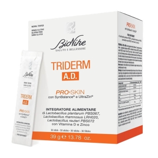 Supliment alimentar pentru piele cu dermatita atopica Triderm A.D., 30 plicuri, Bionike