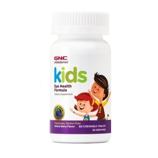 Formula pentru sanatatea vizuala Milestones Kids Eye Health, 60 tablete, GNC