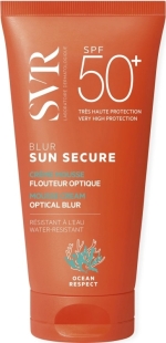 Crema spuma SPF 50+ fara parfum Sun Secure Blur, 50 ml, SVR