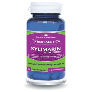 Silimarina Detox Forte, 60 capsule, Herbagetica