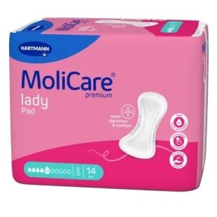 Tampoane absorbante incontinenta urinara femei MoliCare Premium Lady Pad 4.5 picaturi, 14 bucati, Hartmann