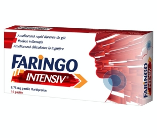 Faringo Intensiv, 8.75 mg, 16 pastile, Terapia