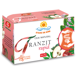 Ceai Tranzit rapid D512 20plicuri, Fares