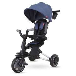 Tricicleta ultrapliabila Qplay Nova albastru inchis