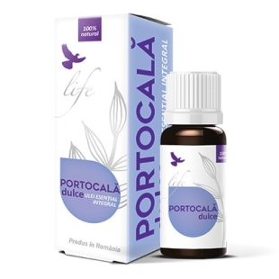 Ulei esential integral de portocala dulce Life, 10 ml, Bionovativ