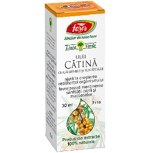 Ulei catina cu galbenele si sunatoare 30ml, Fares