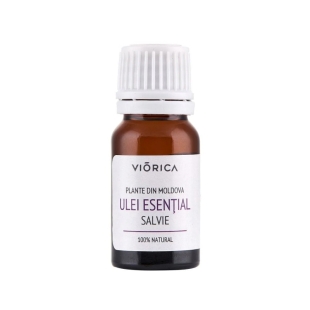 Ulei esential de salvie, 10 ml, Viorica