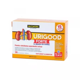 Urigood Forte 1000 mg, 20 comprimate, Only Natural