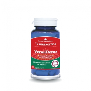 Vermidetox, 30 capsule, Herbagetica