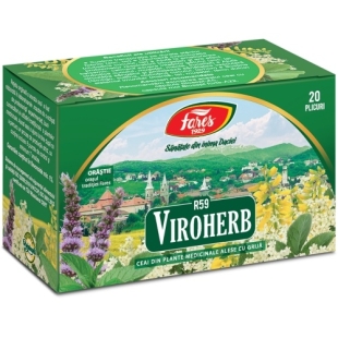 Ceai Biosept Viroherb R59, 20 plicuri, Fares