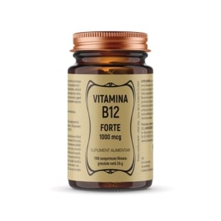 Vitamina B12 Forte 1000 mcg, 100 comprimate, Remedia