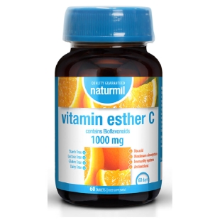 Vitamina C Ester Naturmil, 1000 mg, 60 tablete, Dietmed