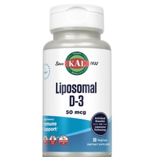 Vitamina D3 Liposomal Kal, 50 mcg, 30 capsule, Secom