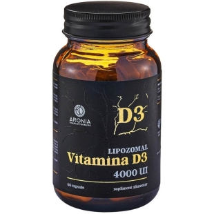 Vitamina D3 Lipozomal 4000 UI, 60 capsule, Aronia Charlottenburg
