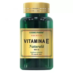 Vitamina E naturala 400 UI, 30 capsule, Cosmo Pharm
