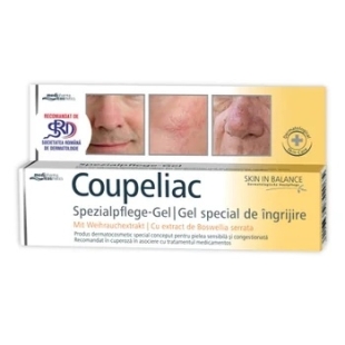 Gel pentru pielea sensibila si congestionanta Coupeliac, 20 ml, Zdrovit