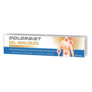 Gel analgezic Dolorgiet, 100 ml, Zdrovit