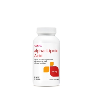 ALA Acid alfa lipoic 300 g, 60 tablete, GNC
