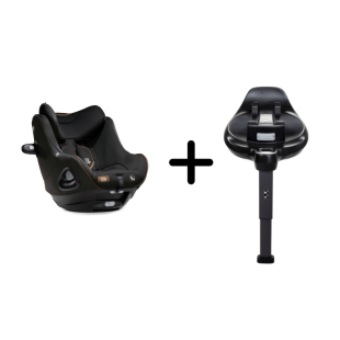 Set scaun auto rotativ i-Size Joie i-Harbour Signature Eclipse, 40-105 cm + Baza i-Size i-Base Encore, testat ADAC si certificat R129, Joie