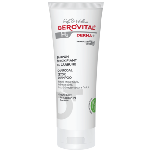 Gerovital - H3 Derma+ sampon detoxifiant cu carbune 200ml