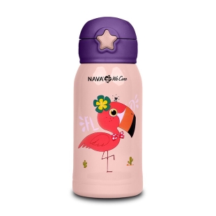 Sticla termoizolanta Nava 500 ml Flamingo roz
