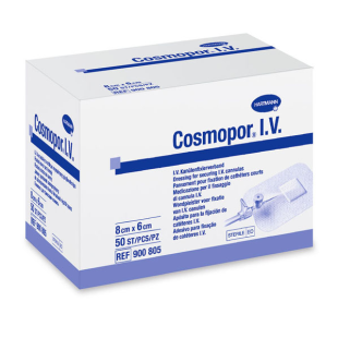 Cosmopor - I.V. plasture pentru fixare 6x8cm 50buc