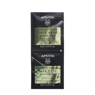 Apivita - Express Beauty masca cu argila verde 2x8ml