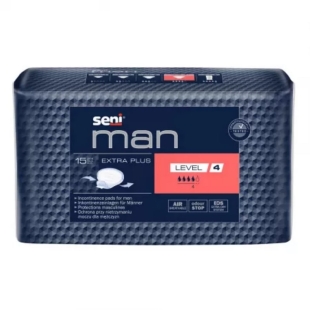 Absorbante incontinenta urinara barbati Man Extra Plus, Level 4, 15 bucati, Seni