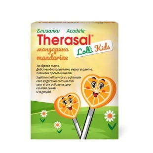 Acadele Therasal Lolly Kids, 6 bucati, Vedra
