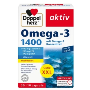 Aktiv Omega-3, 1400 mg, 30 +10 capsule, Doppelherz
