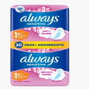 Sensitive Normal absorbante, 20buc, Always