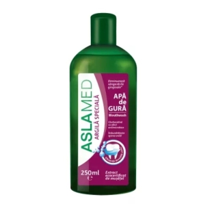 Apa de gura cu clorhexidina si argila, 250 ml, Aslamed