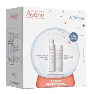 A-Oxitive crema de zi 30ml +  Apa termala spray, 50ml, Avene