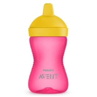Cana cu tetina dura fata SCF804/04, 300 ml, Avent