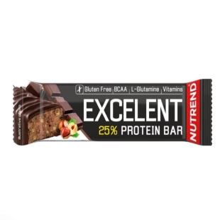 Baton cu aroma de ciocolata Excelent Protein Bar, 85 g, Nutrend