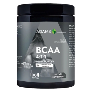 BCAA 4:1:1 fara aroma, 400 g, Adams Supplements