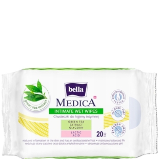 Servetele umede pentru igiena intima Medica, 20 bucati, Bella