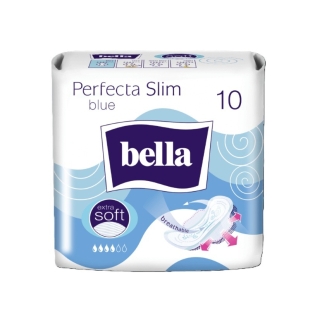 Perfecta Slim Blue absorbante, 10 bucati, Bella