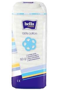 Vata 100% bumbac, 50 g, Bella