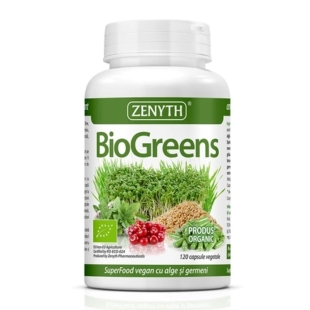 BioGreens Organic, 120 capsule, Zenyth