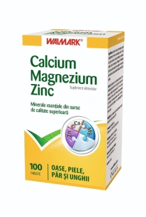 Calcium Magnezium Zinc, 100 tablete, Walmark