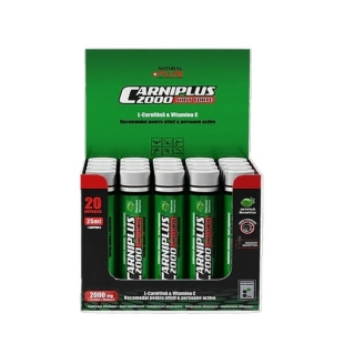Carniplus 2000 lichid cu aroma de lamaie, 25 ml, 20 doze, Natural Plus