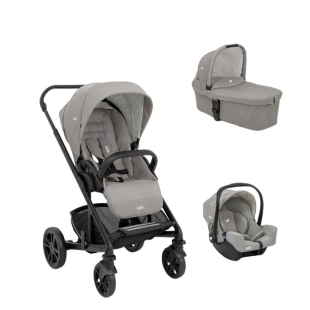 Carucior multifunctional 3 in 1 Chrome Pebble, Joie